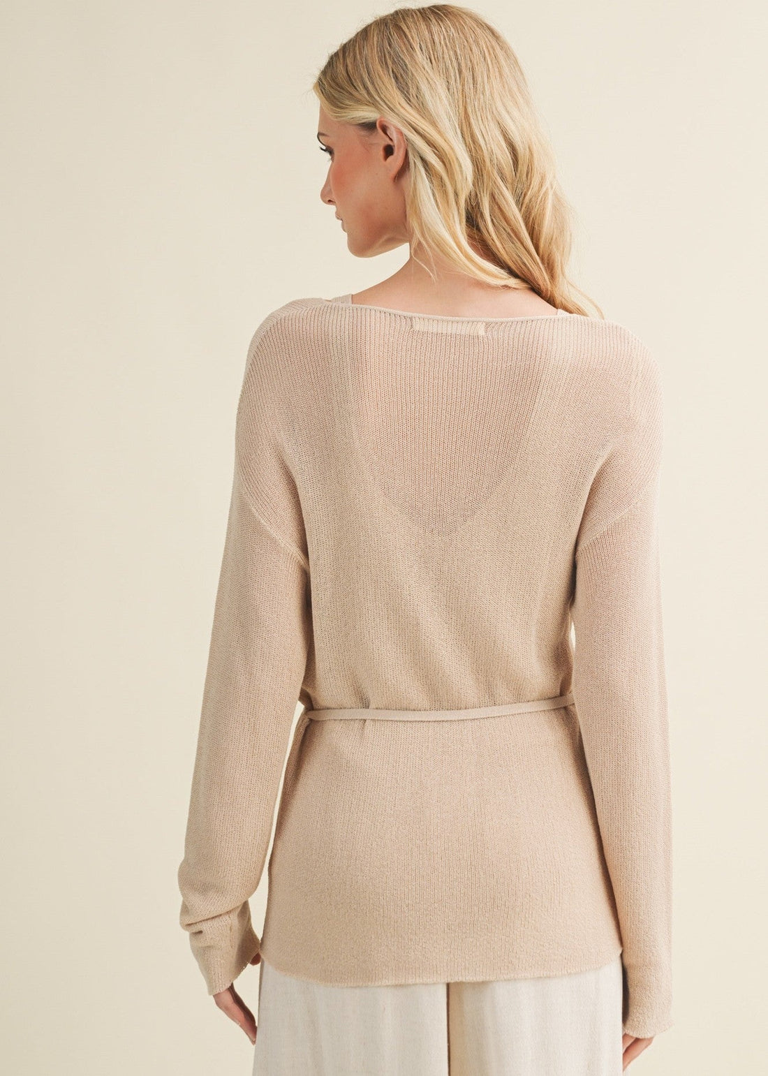 ALLIE LIGHTWEIGHT KNIT CARDIGAN