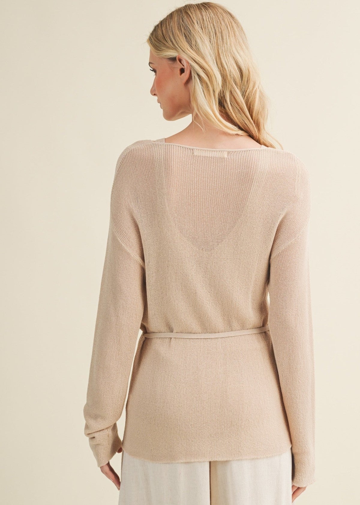 ALLIE LIGHTWEIGHT KNIT CARDIGAN
