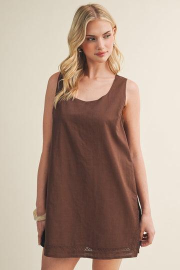 ASHLEY TRIMMED DRESS ROMPER