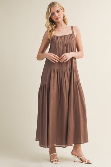 JULIA TIERED MAXI DRESS