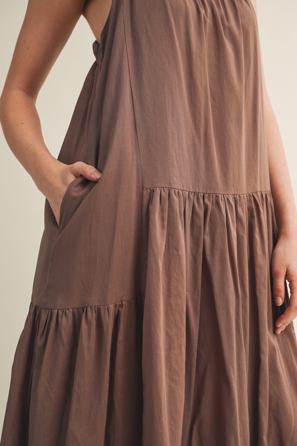 JULIA TIERED MAXI DRESS