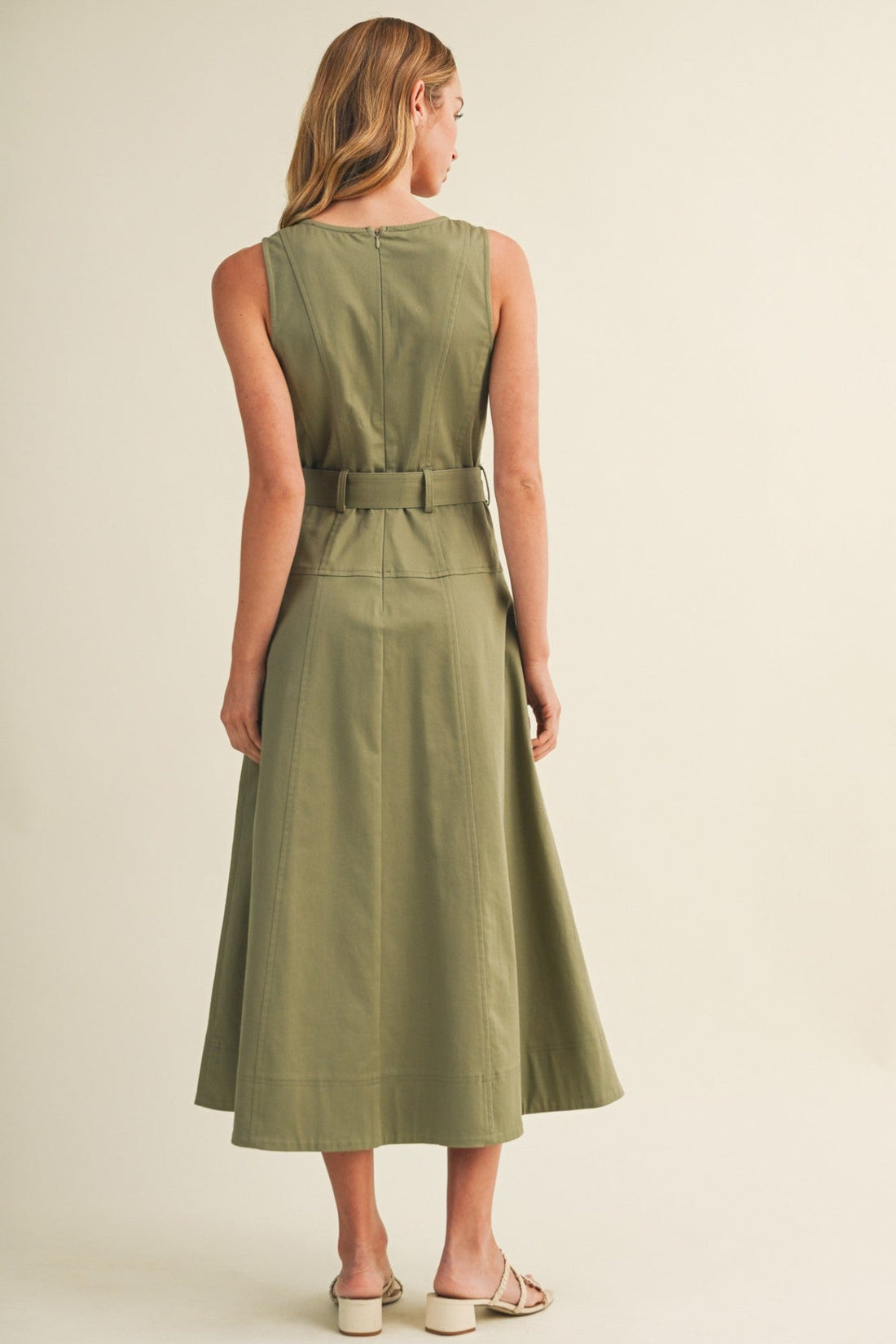 HELENA SLEEVELESS MIDI DRESS