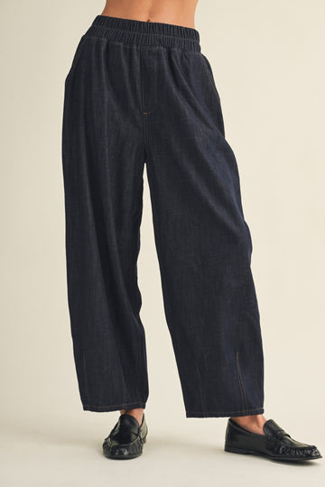 RAMONA WIDE-LEG DENIM PANTS