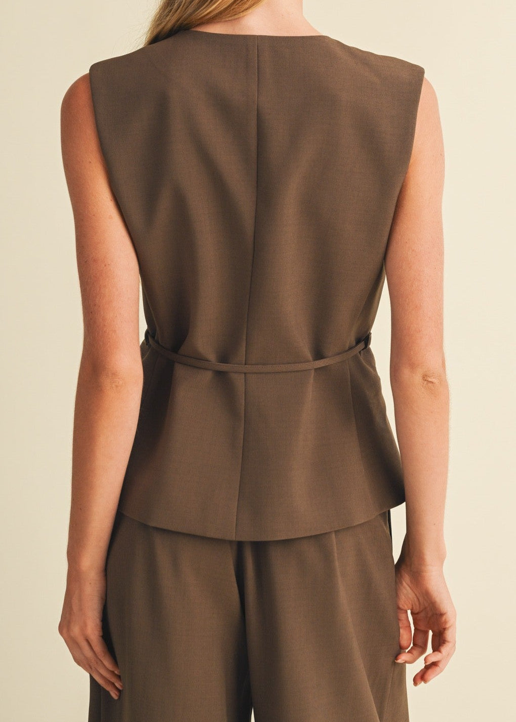 VALERIE PEPLUM VEST TOP