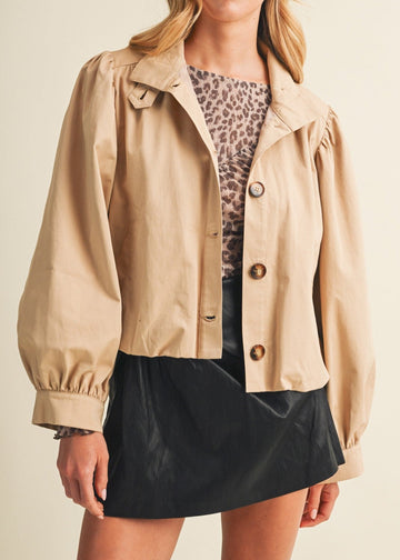 REGINA FUNNEL-NECK JACKET