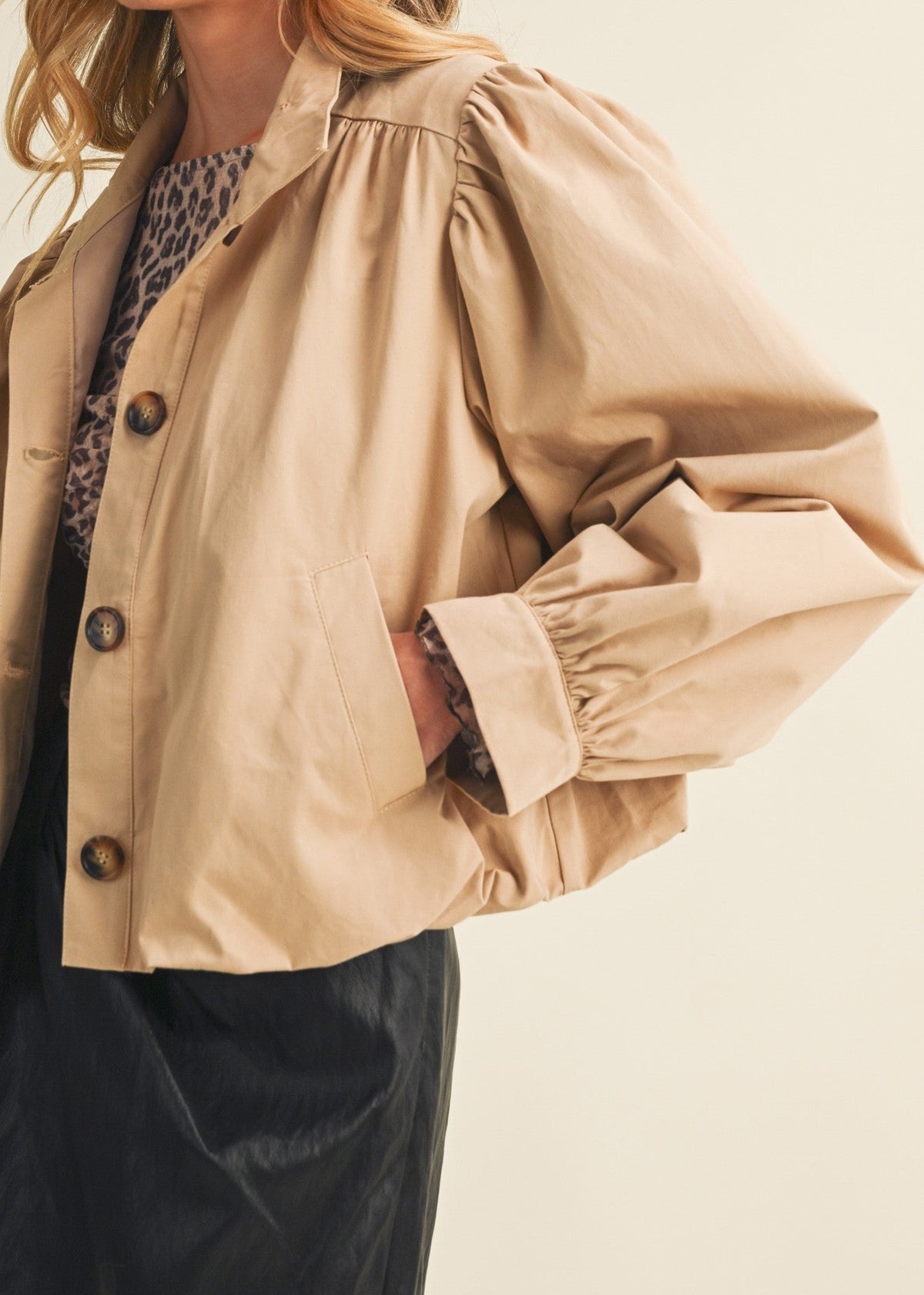 REGINA FUNNEL-NECK JACKET