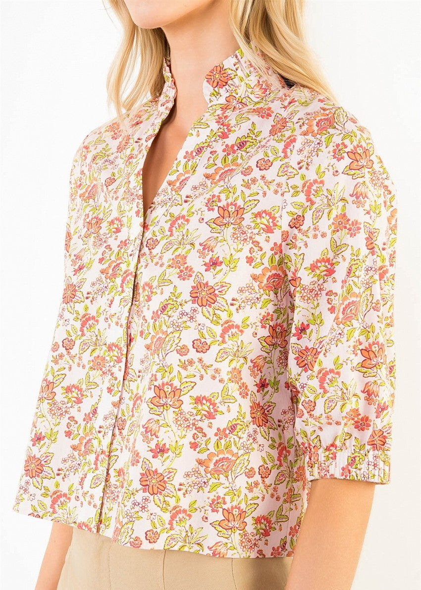 ALLIE BUTTON DOWN TOP