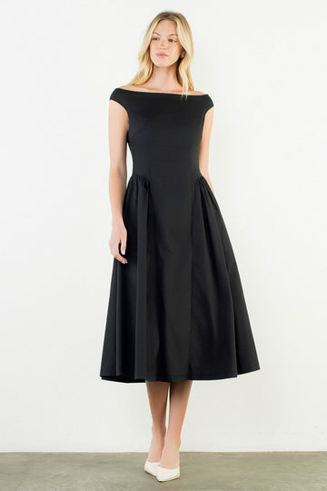 PAMELA SLEEVELESS MIDI DRESS