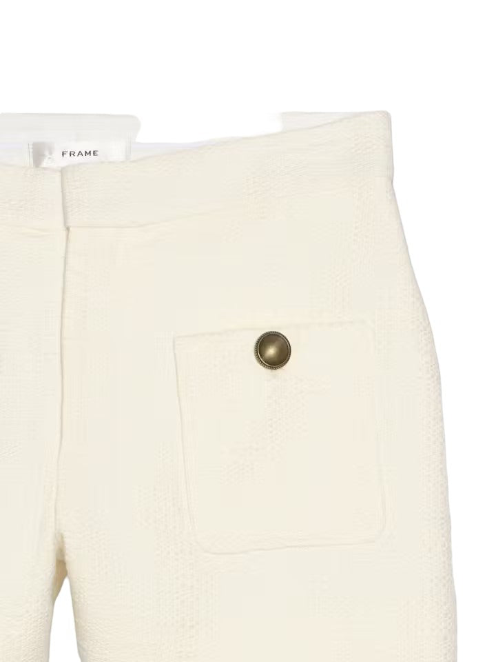 Patch Pocket Trouser Short - Cream
