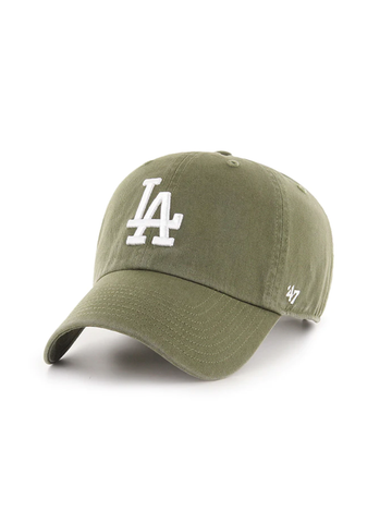 LA Dodgers Basic Ball Cap, Sandalwood/White