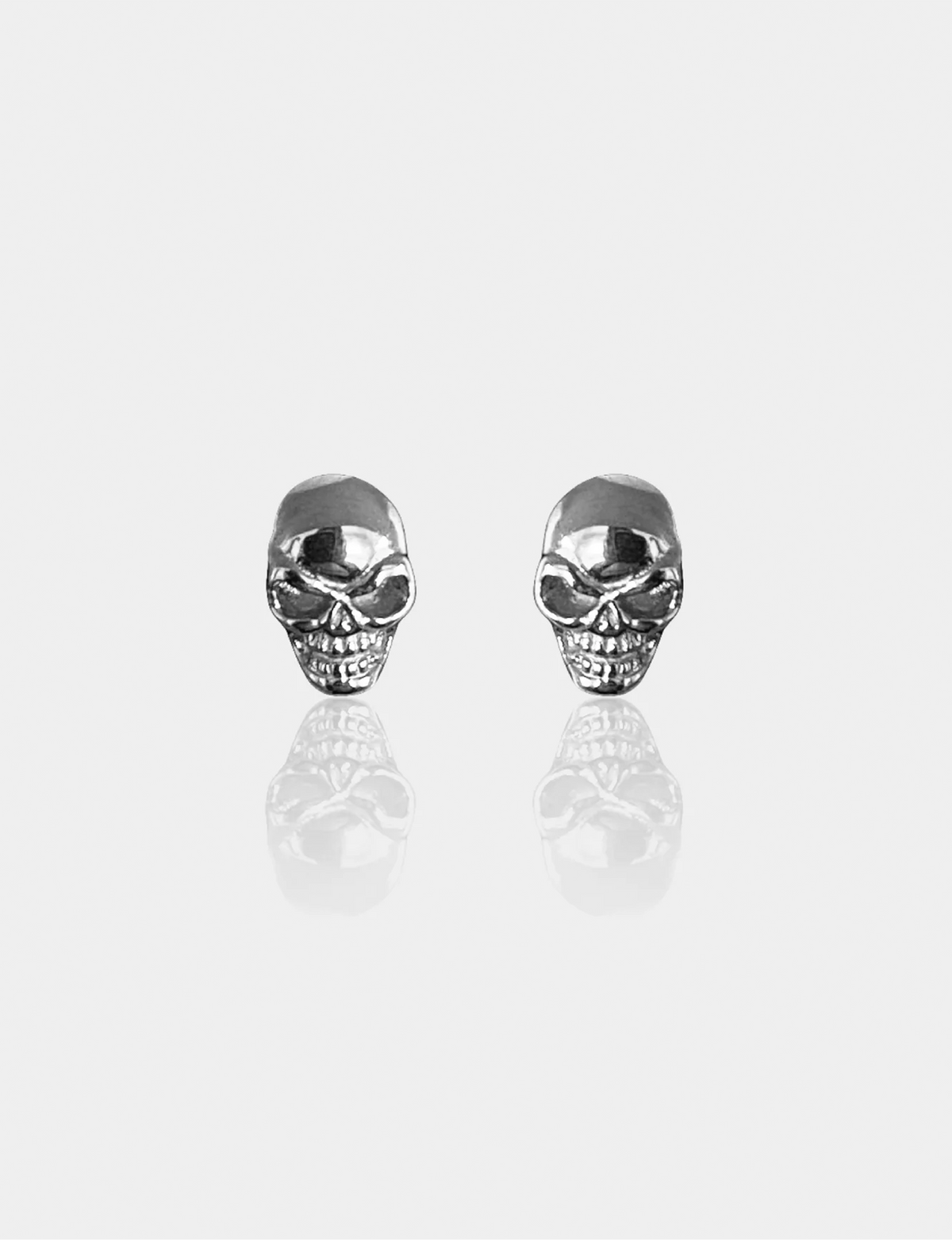 Hyde Skull Studs, Silver
