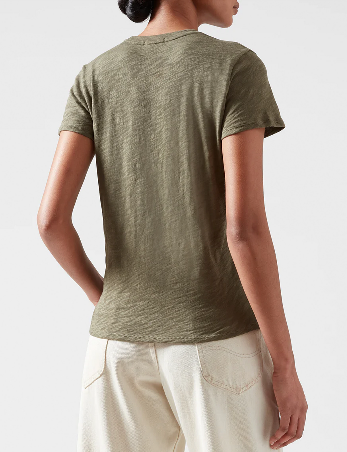 Schoolboy Crew Tee, Army
