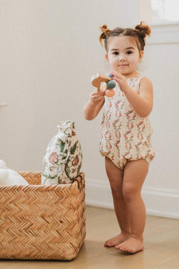 Floral Cascade Romper